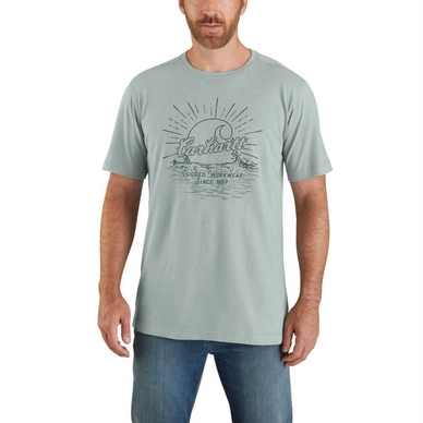 T-Shirt Carhartt Men Southern Water S/S Graphic Blue Cast