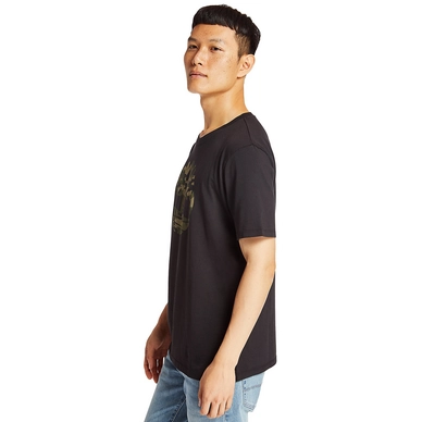 T-Shirt Timberland Men Kennebec River Camo Tree Black_5