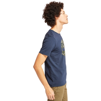 T-Shirt Timberland Men Kennebec River Camo Tree Dark Sapphire_5