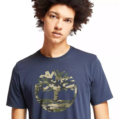 T-Shirt Timberland Men Kennebec River Camo Tree Dark Sapphire_6