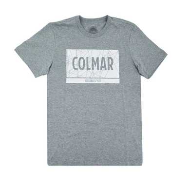 T-Shirt Colmar 7584 Melange Grey White Herren
