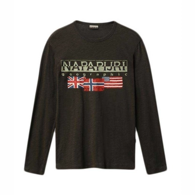 Longsleeve Napapijri Men Scott Green Forest