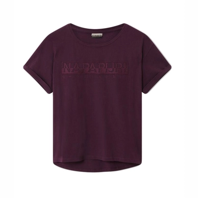 T-Shirt Napapijri Serber Purple Wine Damen