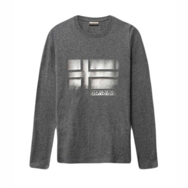 T-Shirt Napapijri Femme Sra Dark Grey Mel