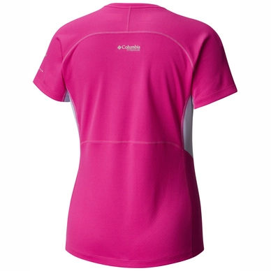 T-Shirt Columbia Women Titan Trail Groovy Pink Hthr Soft Violet