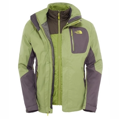 Winterjas The North Face Men's Zenith Triclimate Jacket Grip Green