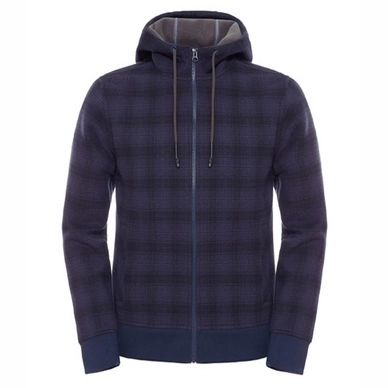 Veste polaire The North Face Men's Outbound Full Zip Hoodie Cosmic Blue Plaid