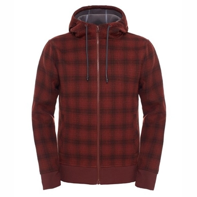 Veste The North Face Men's Outbound Full Zip Hoodie Sequoia Red Plaid