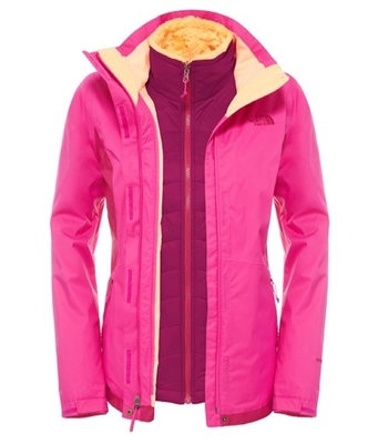 The North Face Women's Mossbud Swirl Triclimate Winterjas Luminous