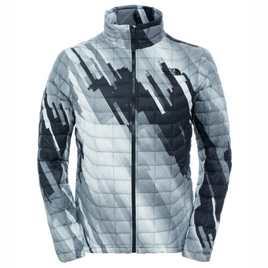 Winterjacke The North Face Thermoball Full Zip TNF Strata Print Schwarz Herren
