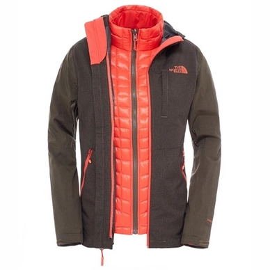 Ski Jas The North Face Women's Thermoball Triclimate Taupe