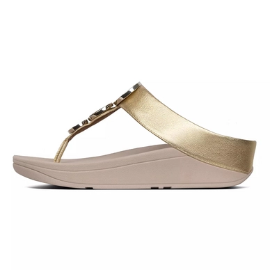 FitFlop Halo™ Tortoiseshell Toe Post Artisan Gold