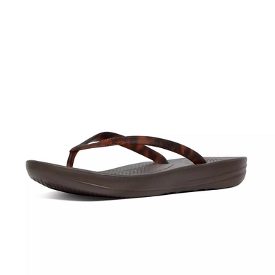 FitFlop Iqushion™ Tortoiseshell Chocolate Brown Turtle