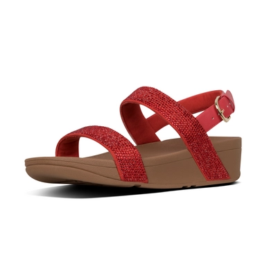FitFlop Lottie™ Shimmercrystal Sandal Passion Red
