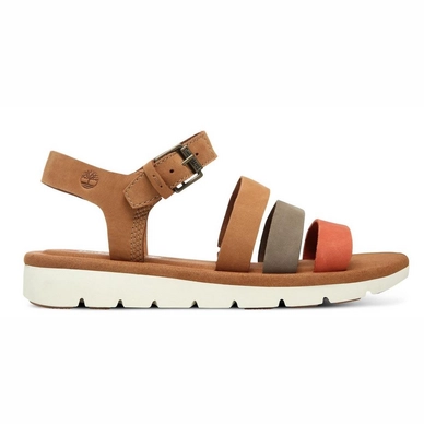 Timberland Women Lottie Lou 3-Band Sandal Saddle