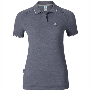 Polo Shirt Odlo Womens S/S Element Peacoat Melange