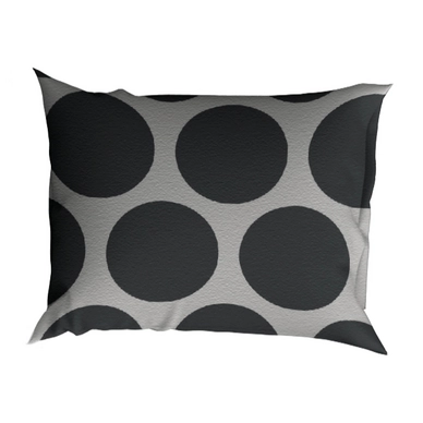 TEXTAP Balls flanel antraciet-kussensloop