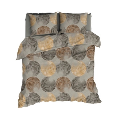 TEXTAP Rosetti flanel taupe-antra HR
