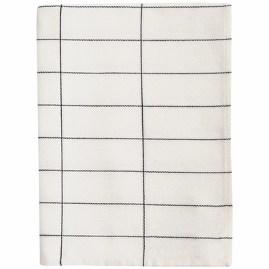 Theedoek Mette Ditmer Tile Stone Black