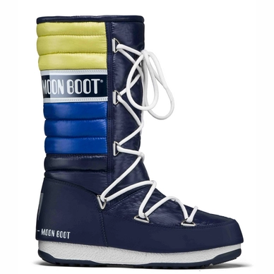 Snowboot  Quilted Navy Moon Boot