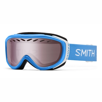 Skibrille Smith Transit French Blue Static Rahmen Rose Copper Damen