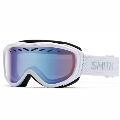 Skibril Smith Transit White Frame Blue Sensor Mirror