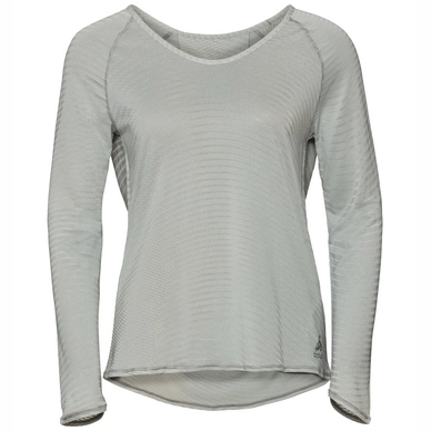 Longsleeve Odlo Top Crew Neck L/S Alma Natural Light Grey Zhd Aop SS19 Damen
