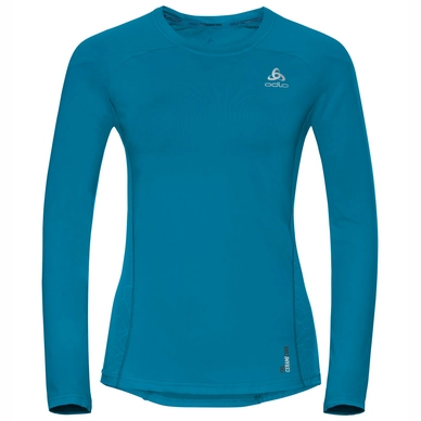 Long Sleeve T-Shirt Odlo Women Top Crew Neck L/S Ceramicool Pro Turkish Tile