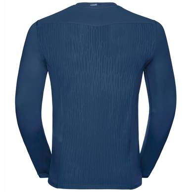 Ondershirt Odlo Men BL Top Crew Neck L/S Ceramicool Pro Poseidon