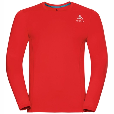 Longsleeve Odlo Top Crew Neck L/S Ceramicool Pro Fiery Red Herren