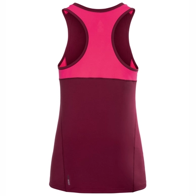 Ondershirt Odlo Women BL Top Crew Neck Singlet Ceramicool Rumba Red Diva Pink