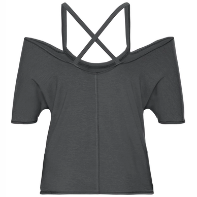Ondershirt Odlo Women BL Top Crew Neck S/S Maia Ease Odlo Graphite Melange