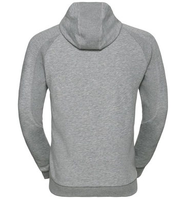 Vest Odlo Men Hoody Midlayer Full Zip Core Grey Melange
