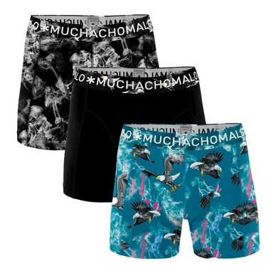 Boxershorts Muchachomalo Boys Clinton Affair Print Print Black (3-teilig)