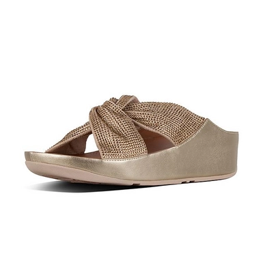 Sandals FitFlop Twiss™ Crystal Slide Platino