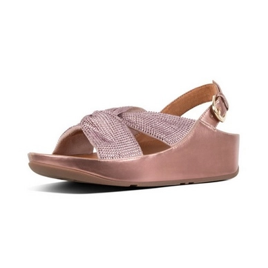 FitFlop Twiss™ Crystal Sandal Oyster Pink