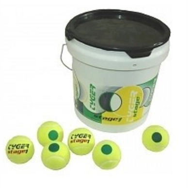 Tennis Balls Tyger Stage 1 Mid-Speed Yellow Green (36-piece)