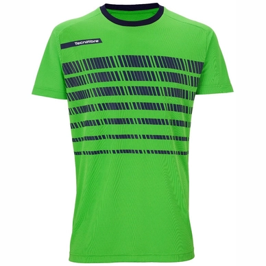Tennisshirt Tecnifibre F2 Grün Herren