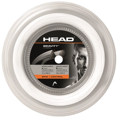 Tennissnaar HEAD GRAVITY (Reel) 17 White 1.25mm/200m