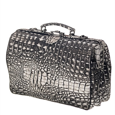 The Classic 0570 B17 Zwart Wit Croco  Side
