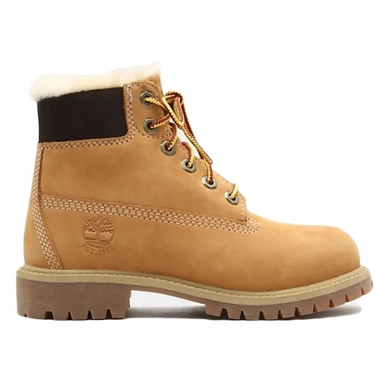 Timberland Youth 6 Inch Premium WP Shearling Lined Boot Wheat Nubuck Kinder