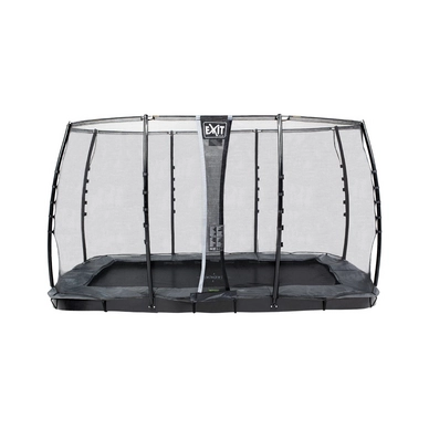 Trampoline EXIT InTerra GroundLevel 366 x 214 Grey Safetynet