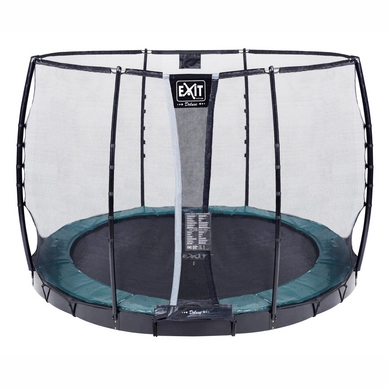 Trampoline EXIT Toys Supreme GroundLevel 305 Green Safetynet