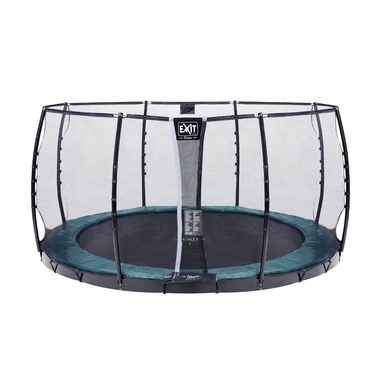 Trampoline EXIT Toys Supreme GroundLevel 427 Green Safetynet