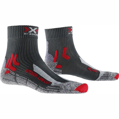 Chaussettes de Randonnée X-Socks Men Trek Outdoor Low Cut Anthracite Red
