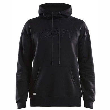 Pull Craft Men Overhead Logo Hoody Black