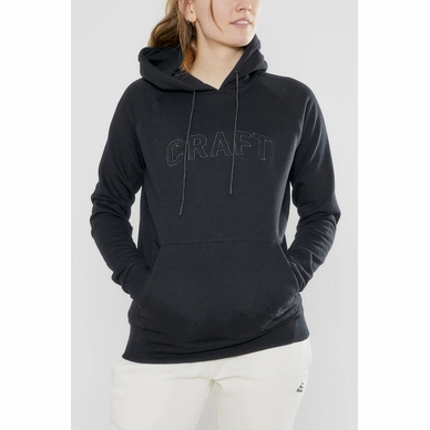 Trui Craft Women Overhead Logo Hoody Black_2