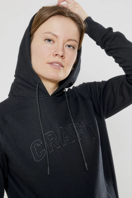Trui Craft Women Overhead Logo Hoody Black_5