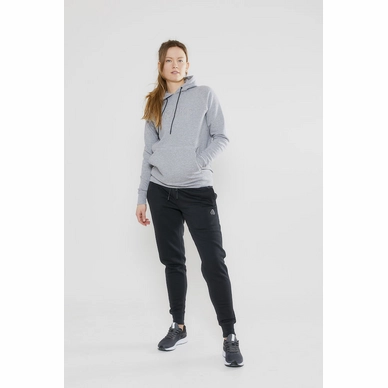 Trui Craft Women Overhead Logo Hoody Grey Melange_5