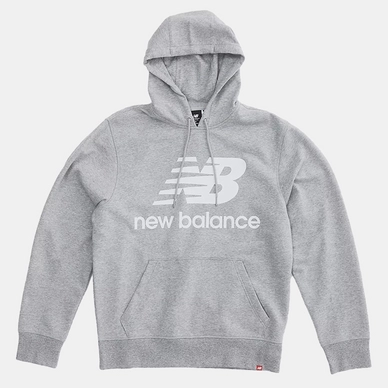 Trui New Balance Men Essentials Stack Logo Po Hoodie Atlantic Grey